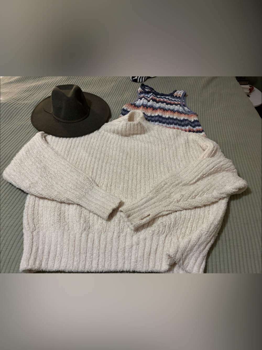 Offline by aerie -Cozy Cream Ribbed Knit Sweater for Women